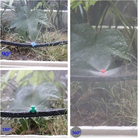 Zraszacz ogrodowy 360st - czerwony - Mgiełka - Dysza do systemu nawadniania roślin