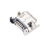 Female socket Micro USB - 5PIN 4 feet DIP - socket MICRO7.2 - 10 pcs.