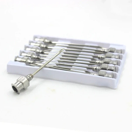 Set of dispensing needles - 10 pieces - metal needles