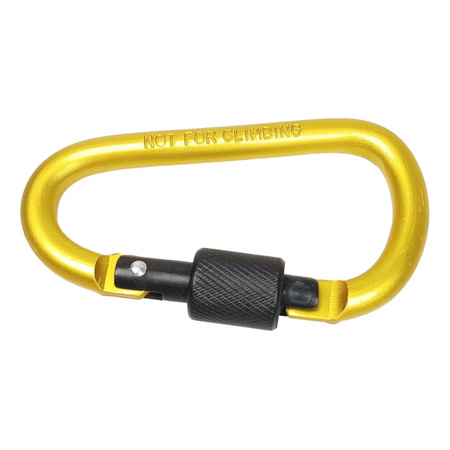 Karabińczyk 80mm aluminiowy zakręcany - Typu-D - Karabinek - Survival