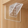 Wspornik Samoprzylepny Mocny - 65x65mm -Transparentny Kątownik Plastikowy 