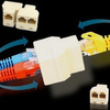 Rozgałęźnik kabli sieciowych RJ45 - 1 gniazdo na 2 gniazda RJ-45