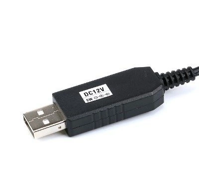 Zasilacz 12V z wtyku USB - 5V na 12V - DC 5.5/2.1mm