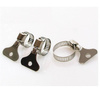 Worm clamp with butterfly 16x25mm - metal clamp for pipes and hoses