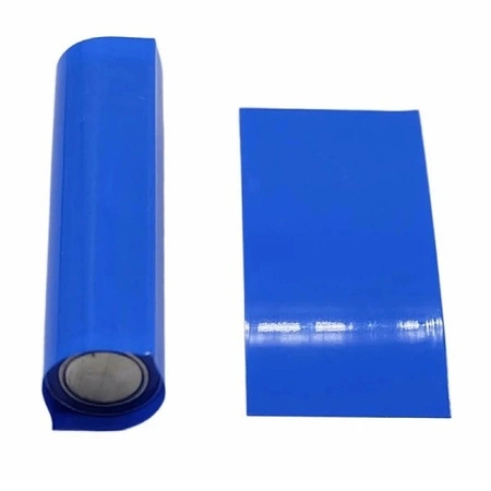 Folia termokurczliwa na 1 akumulator 18650 - 10 sztuk - folia PVC