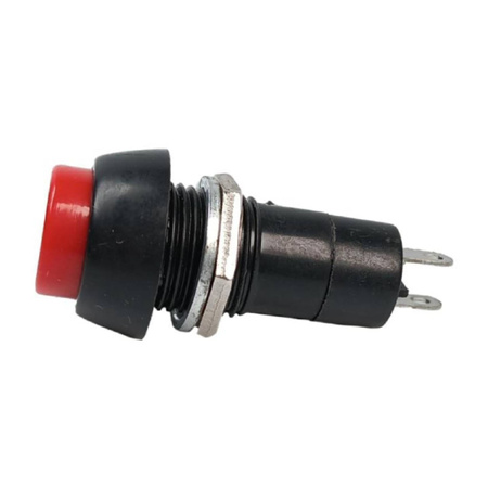 Pushbutton PBS-11A - 250V 1A - bistable - round - red
