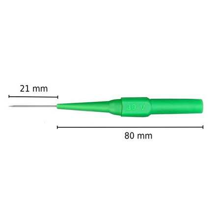 Measuring probe 0.7 mm - test needle for meter - sampler - mix colors