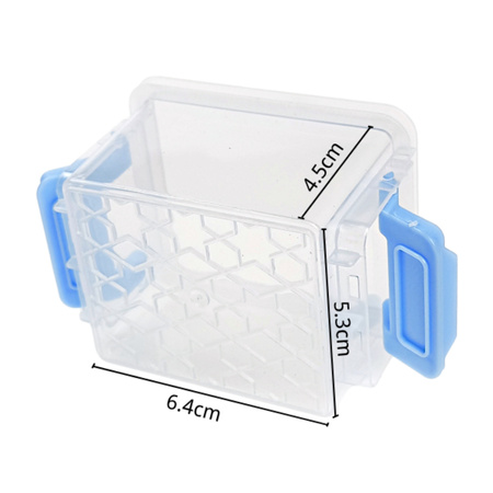 Plastikowe Pudełeczko - 55x45x15mm - Zamykany Pojemniczek - Organizer