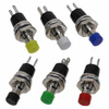 Momentary pushbutton PBS-110 - yellow - 250V-1A / 125V-3A - 7mm - round