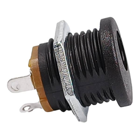 DC socket 2.1/5.5mm - screw-in - thread M11