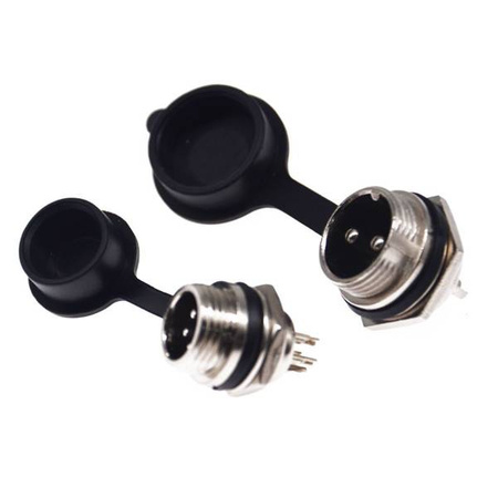 GX12 dustproof cap - Rubber - cover for industrial connector
