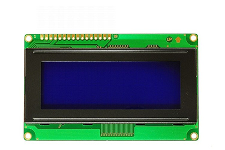 Wyświetlacz LCD 4x20 - Niebieski - ze sterownikiem kompatybilnym z HD44780 - QC2004A